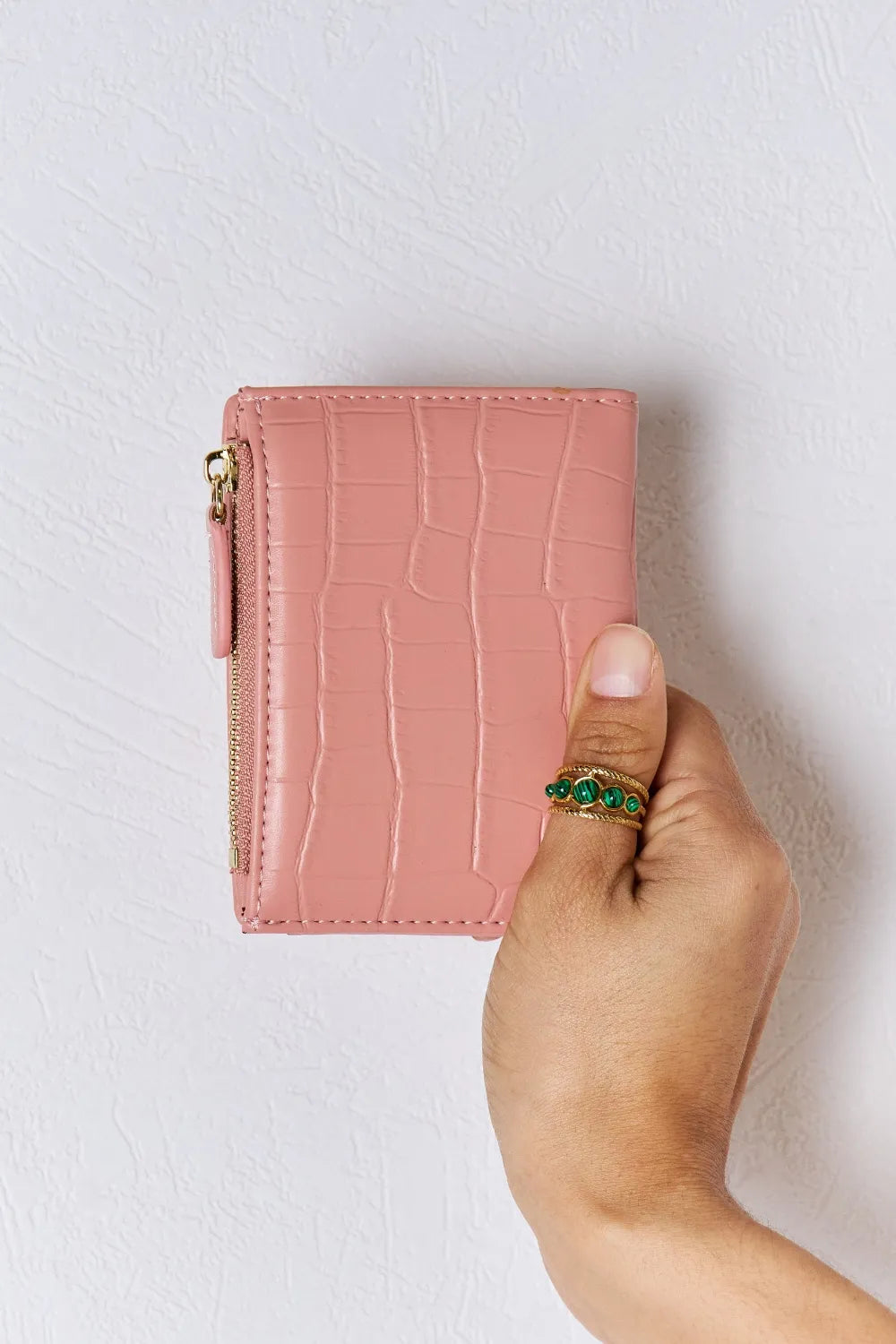 David Jones Texture PU Leather Mini Wallet - Fashorio