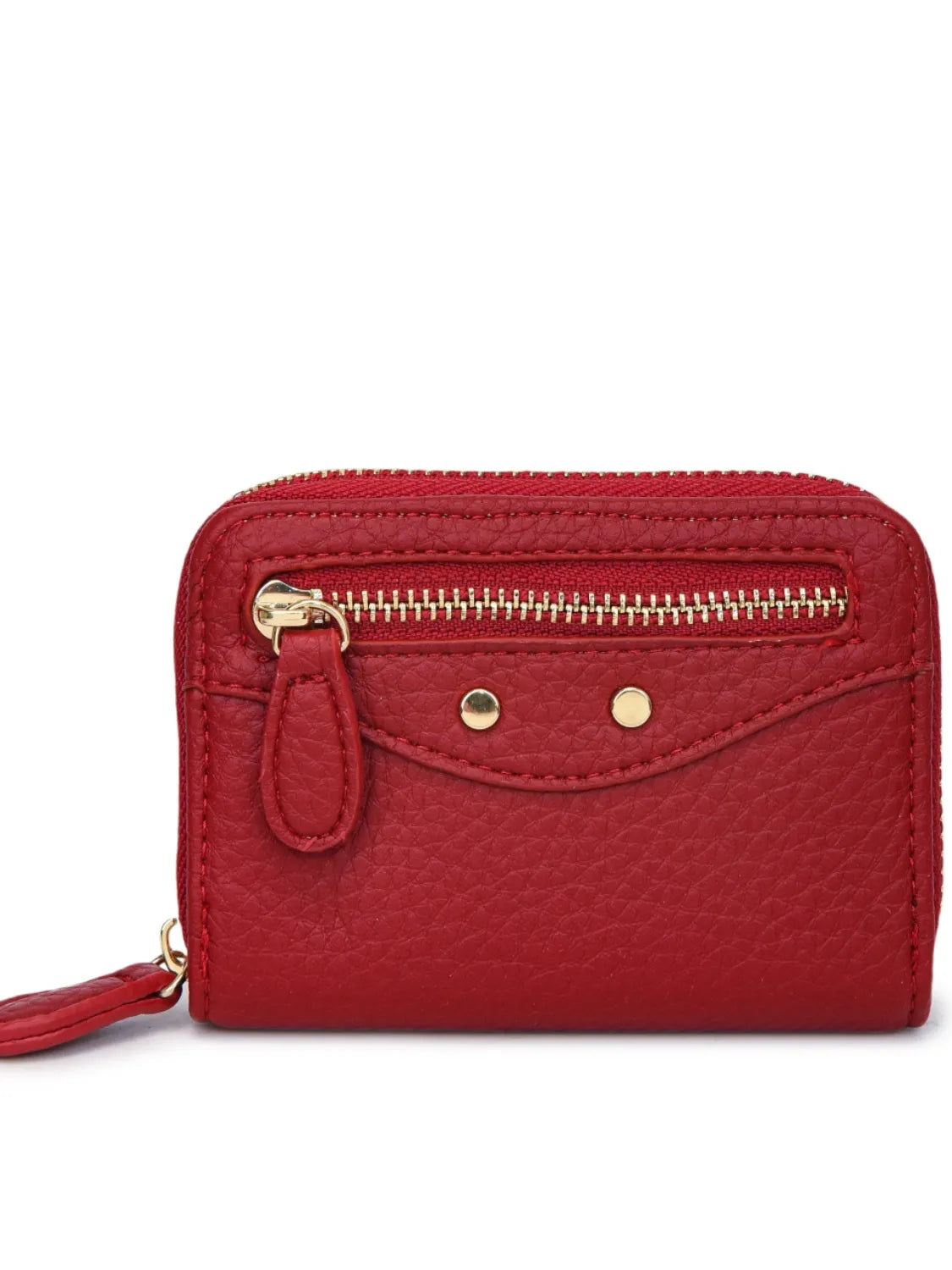 PU Leather Solid Color Card Case - Fashorio
