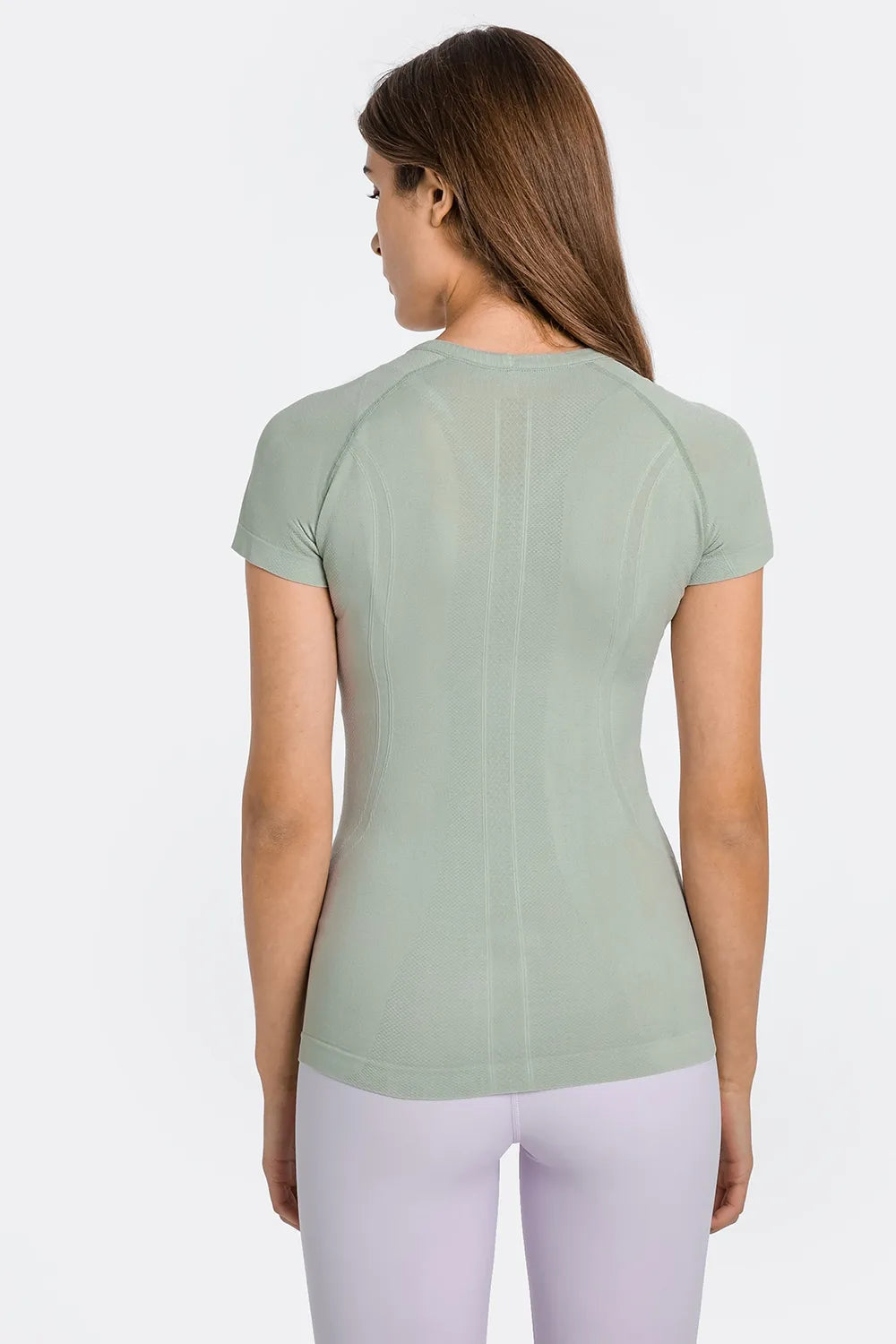 Millennia Round Neck Short Sleeve Active T-Shirt - Fashorio