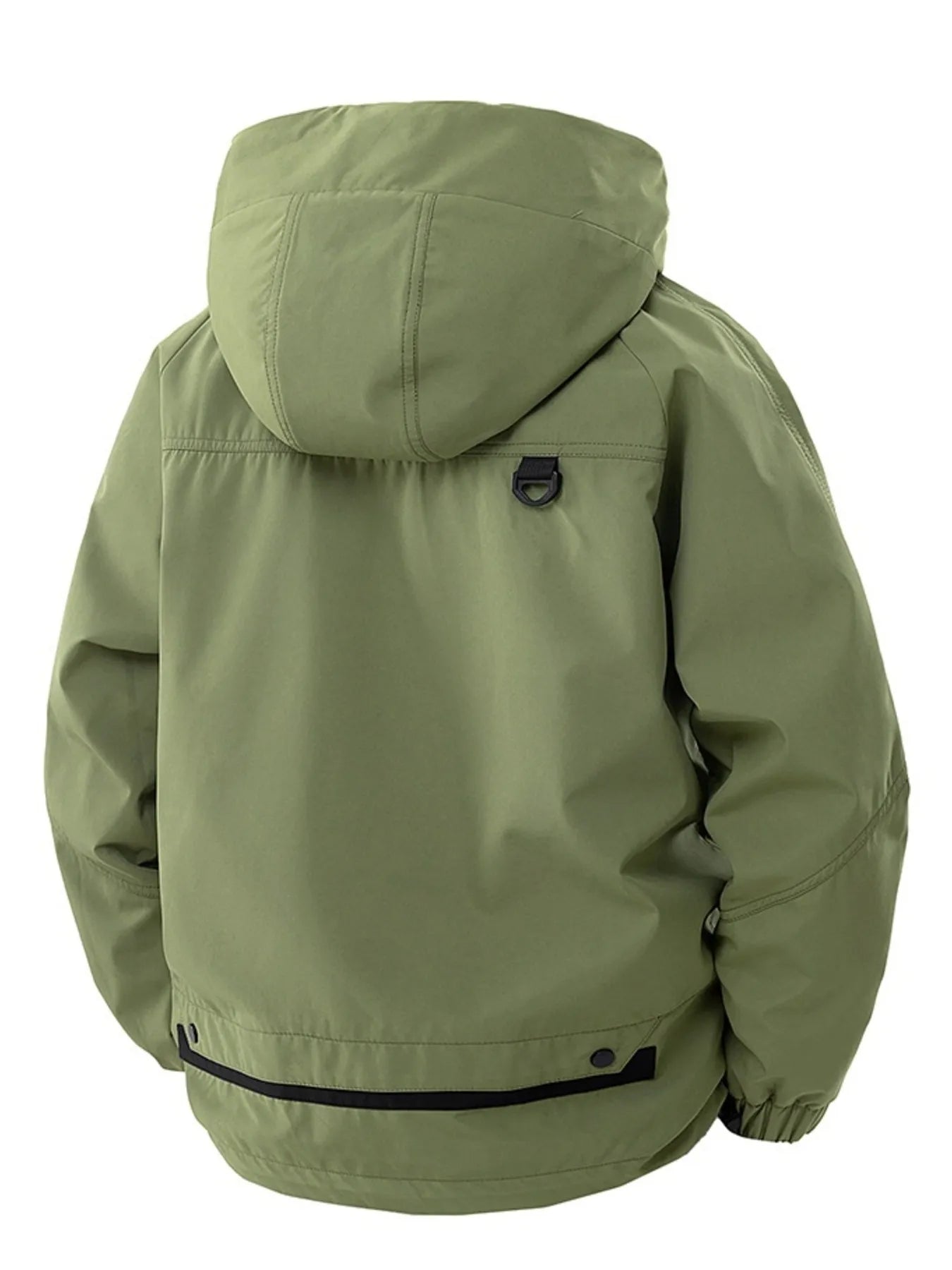 Men's Full Size Zip Up Long Sleeve Hooded Jacket Plus Size - Fashorio