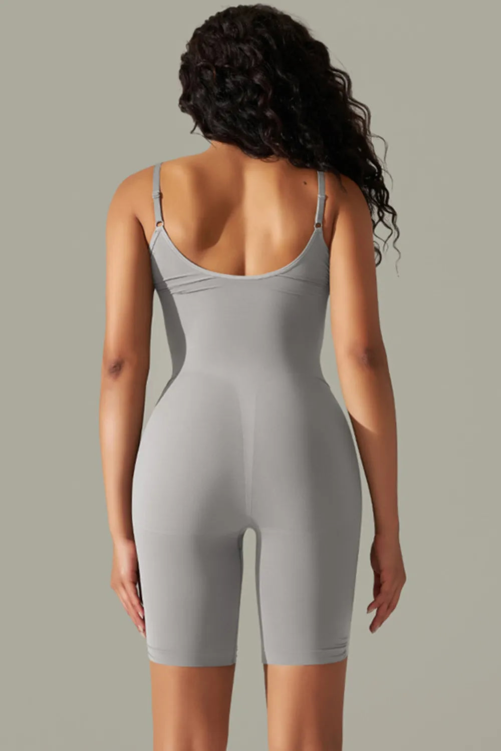 Spaghetti Strap Active Romper - Fashorio