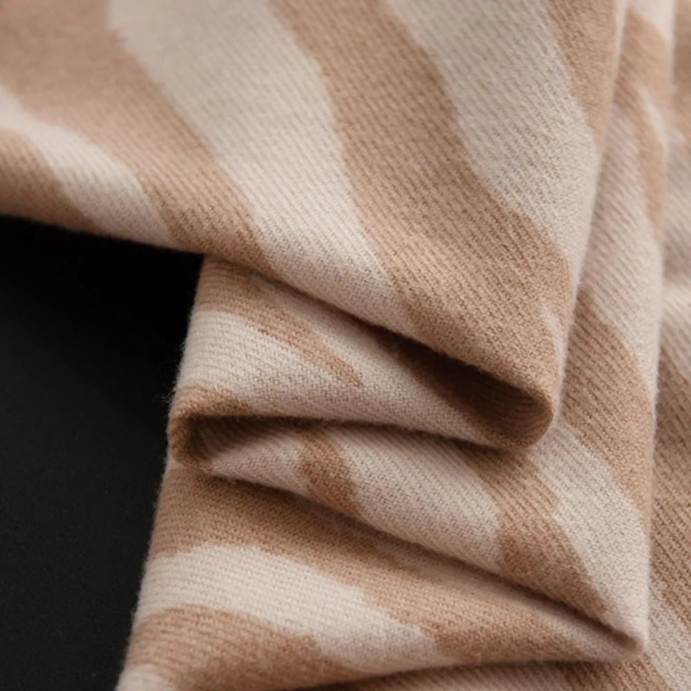 Animal Print Polyester Scarf - Fashorio