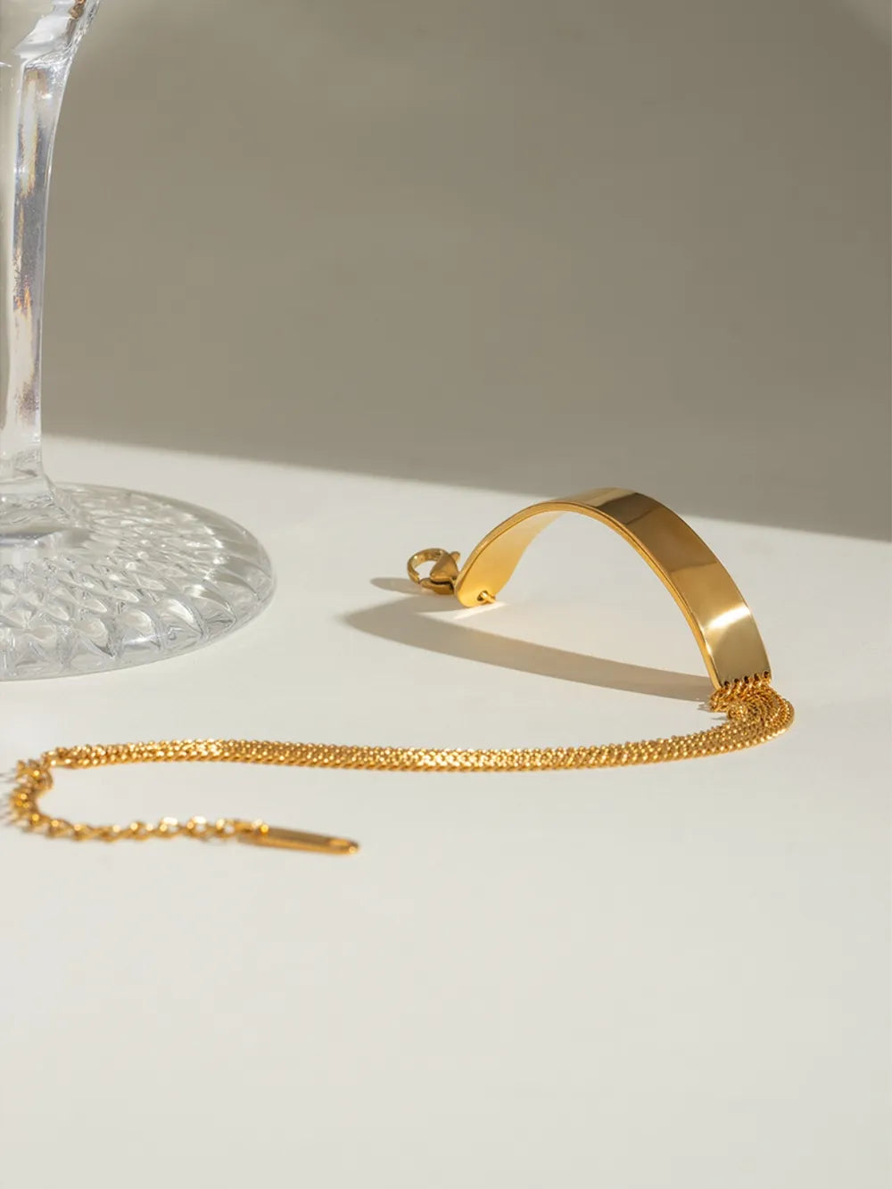 18K Gold-Plated Stainless Steel Bracelet - Fashorio