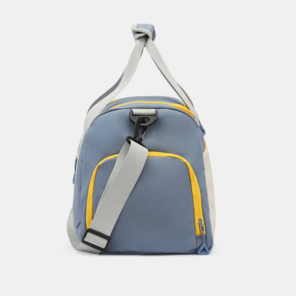Oxford Cloth Multi Pockets Adjustable Strap Travel Bag - Fashorio