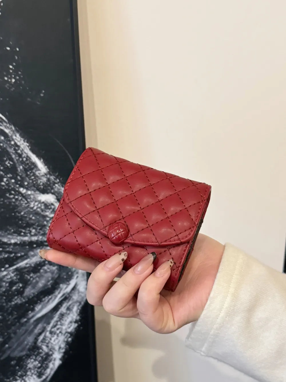 PU Leather Solid Color Wallet - Fashorio