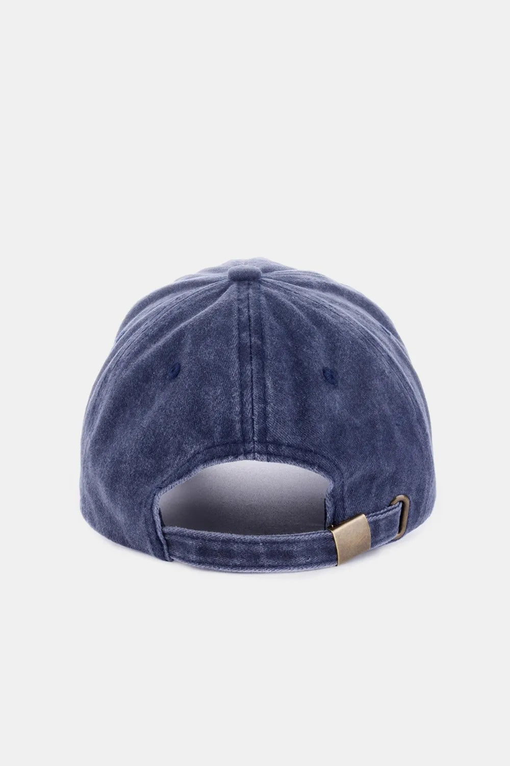 Zenana Washed Embroidered City Baseball Cap - Fashorio