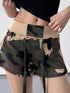 Camouflage Drawstring Shorts - Fashorio