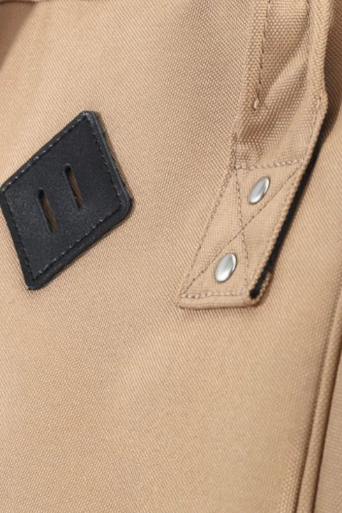 Himawari Contrast Waterproof Backpack Bag with Reinforced Edges - Fashorio