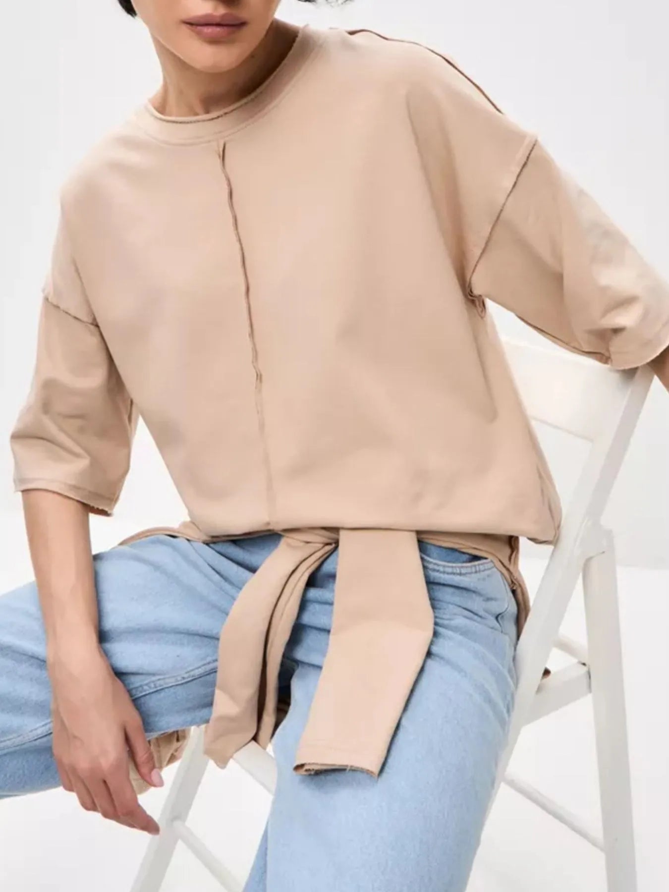 Round Neck Half Sleeve T-Shirt - Fashorio