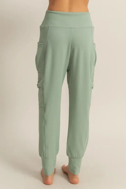 HYFVE High-Waist Pocket Detail Comfy Sweatpants - Fashorio