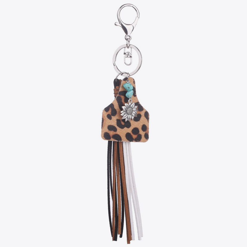 Turquoise Fringe Detail Key Chain - Fashorio