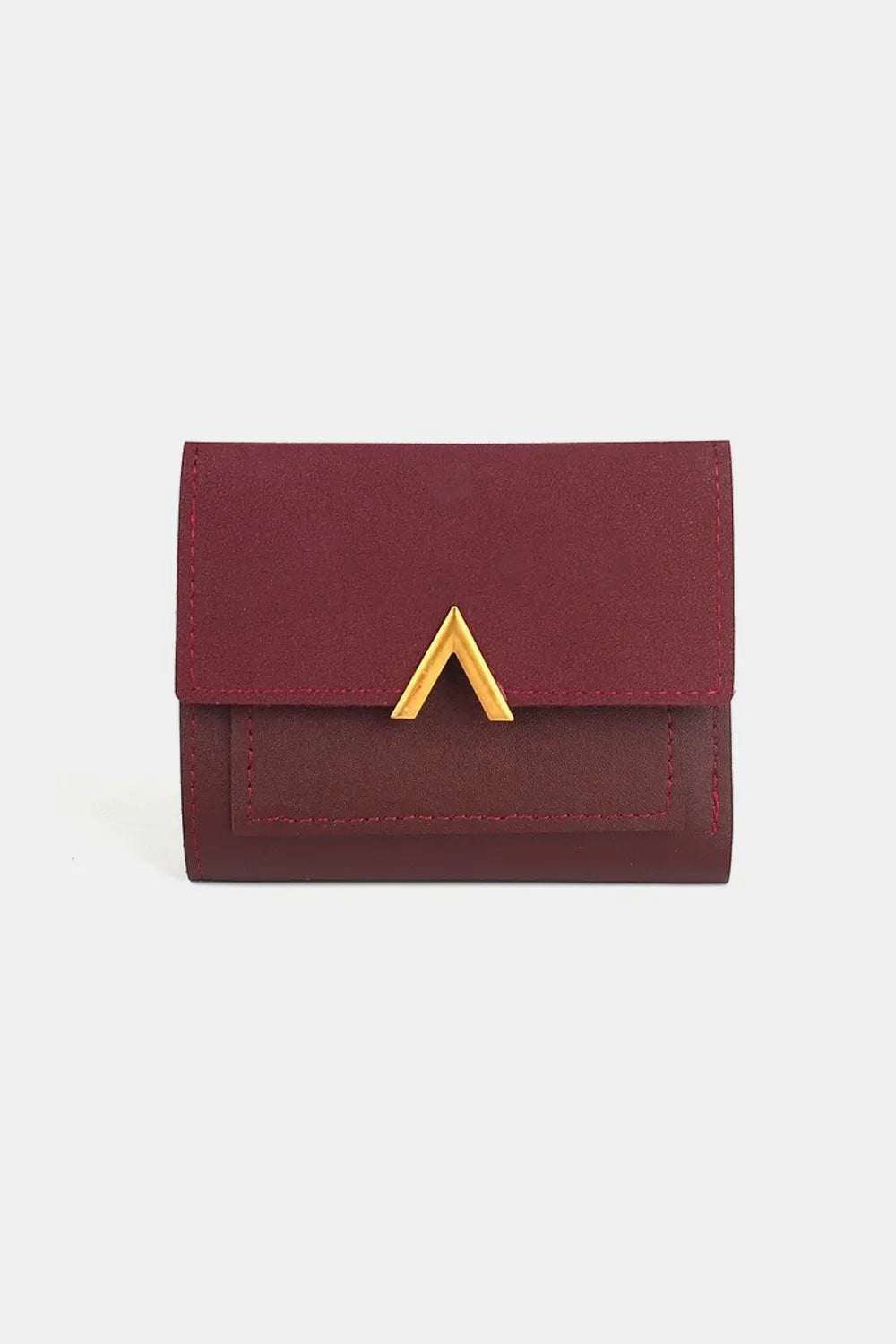 Zenana Compact Trifold Wallet Wine One Size - Fashorio