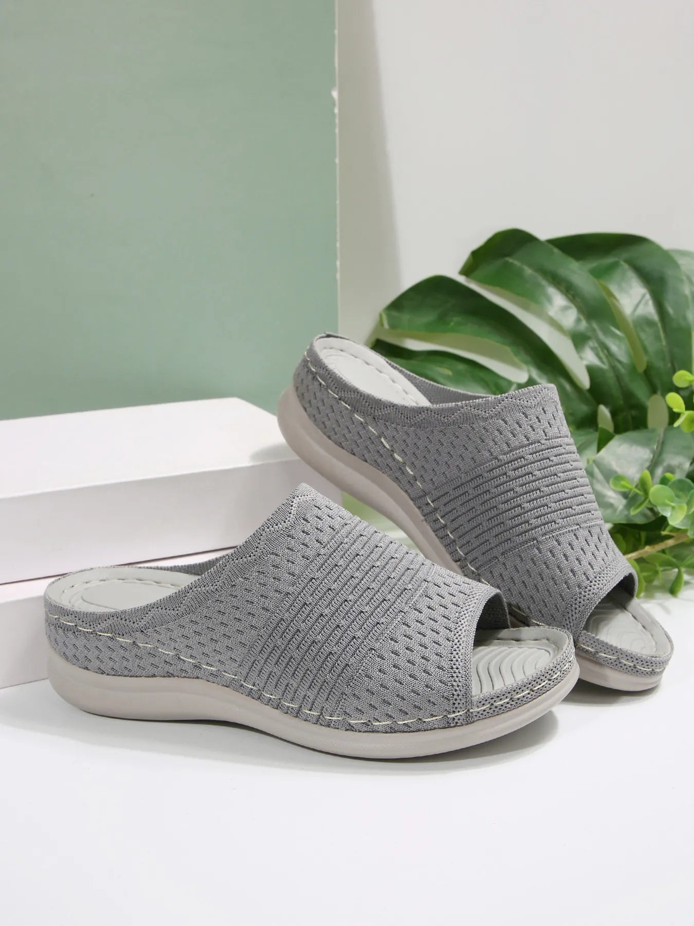 Mesh Open Toe Sandals - Fashorio