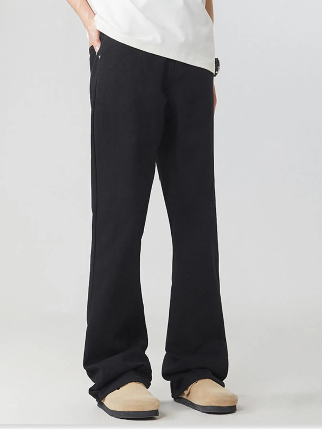 Men's Full Size Round Neck Short Sleeve Jeans Plus Size - Fashorio
