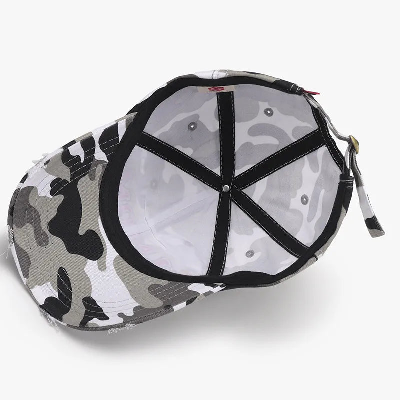 Letter Adjustable Cotton Baseball Cap - Fashorio