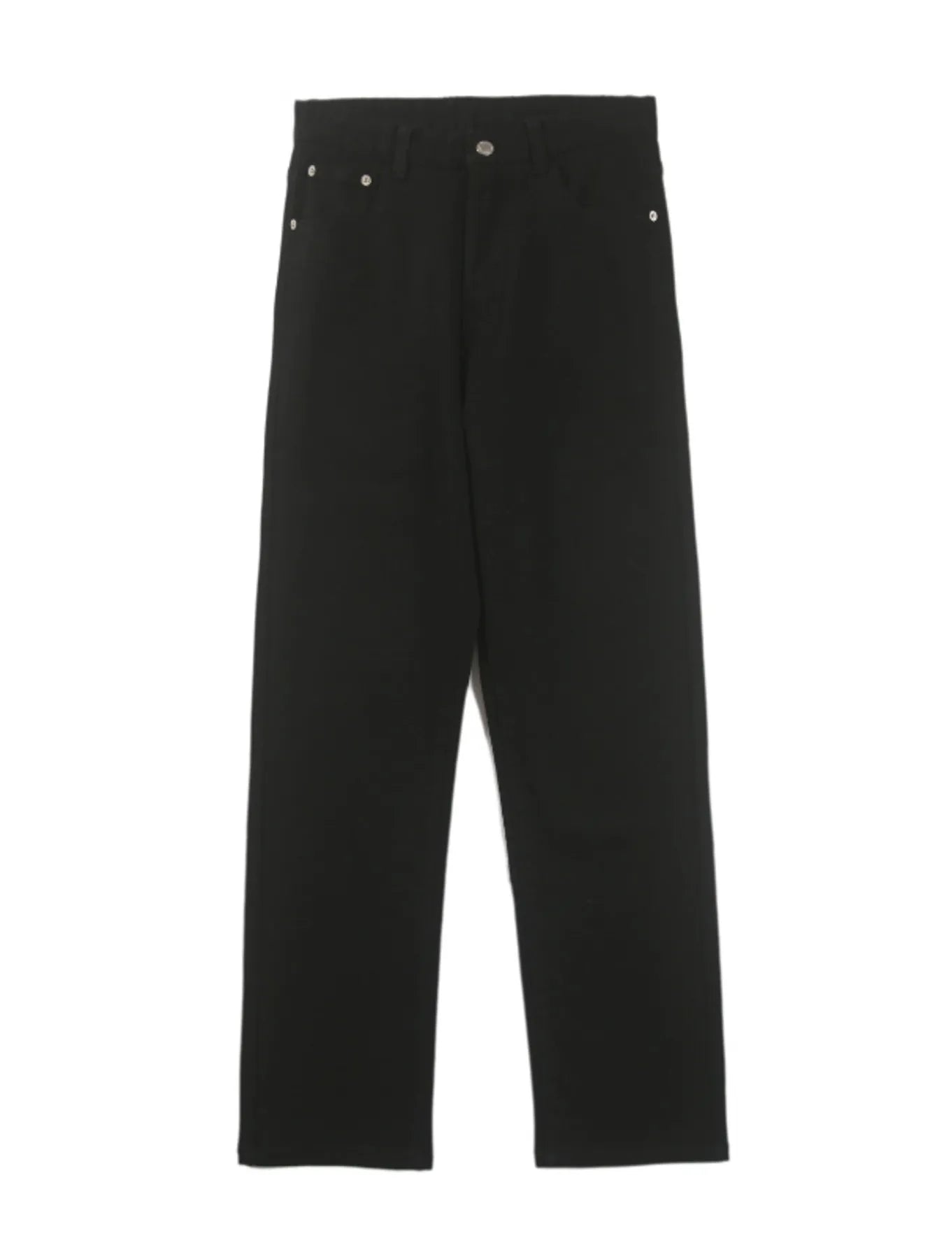 Men's Full Size Vintage Washed Straight Leg Relaxed Fit Jeans Plus Size Black - Fashorio