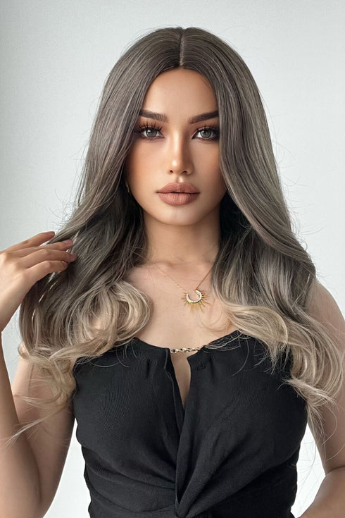 13*1" Full-Machine Wigs Synthetic Long Straight 24" - Fashorio
