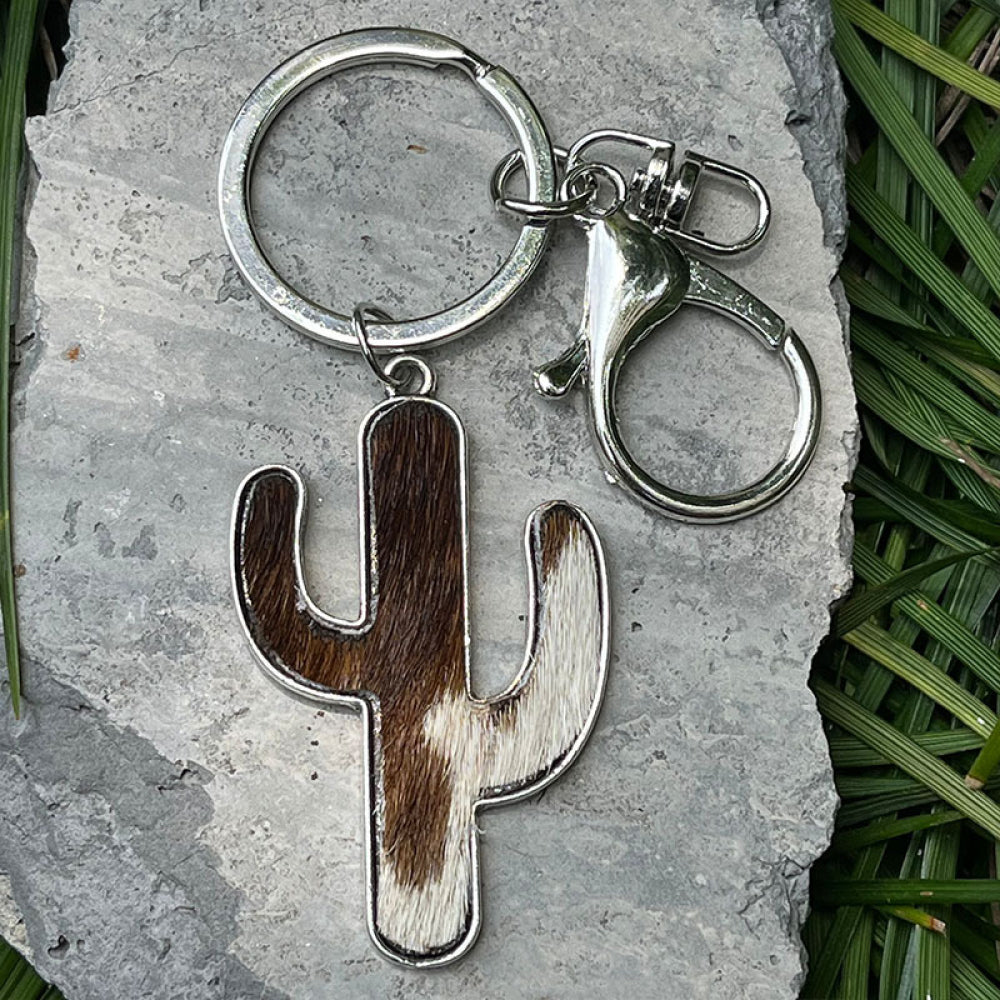 Cactus Shape Key Chain Style C One Size - Fashorio