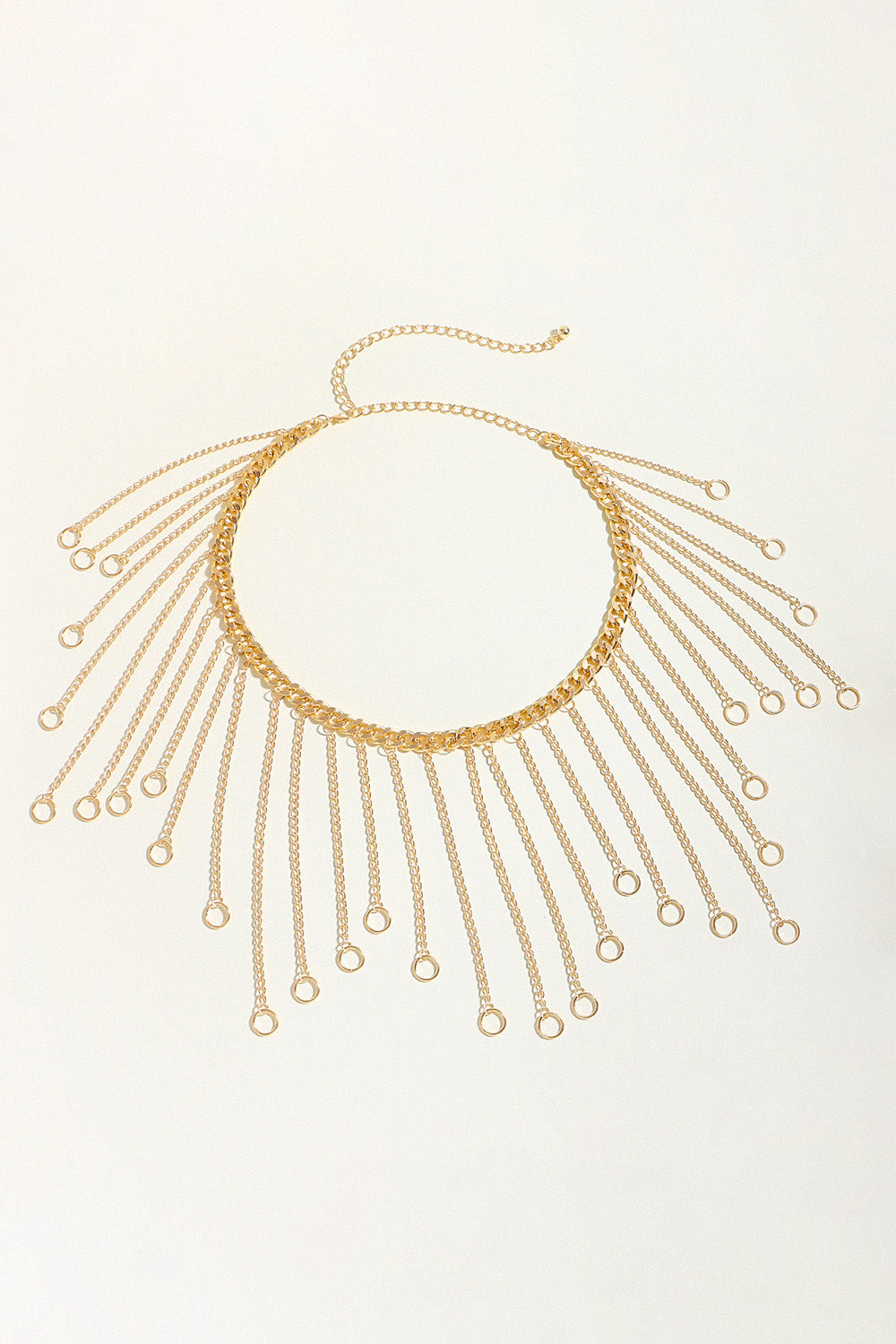 Fringe Chain Alloy Belt - Fashorio