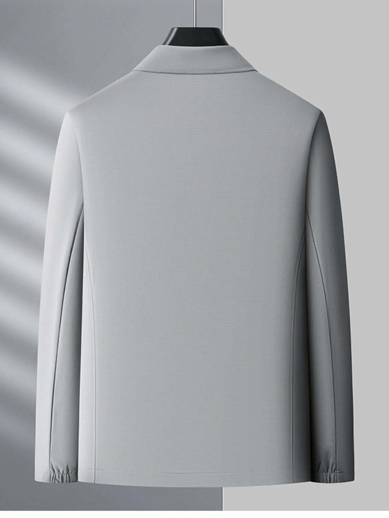 Men's Plus Size Zip Up Long Sleeve Jacket - Fashorio
