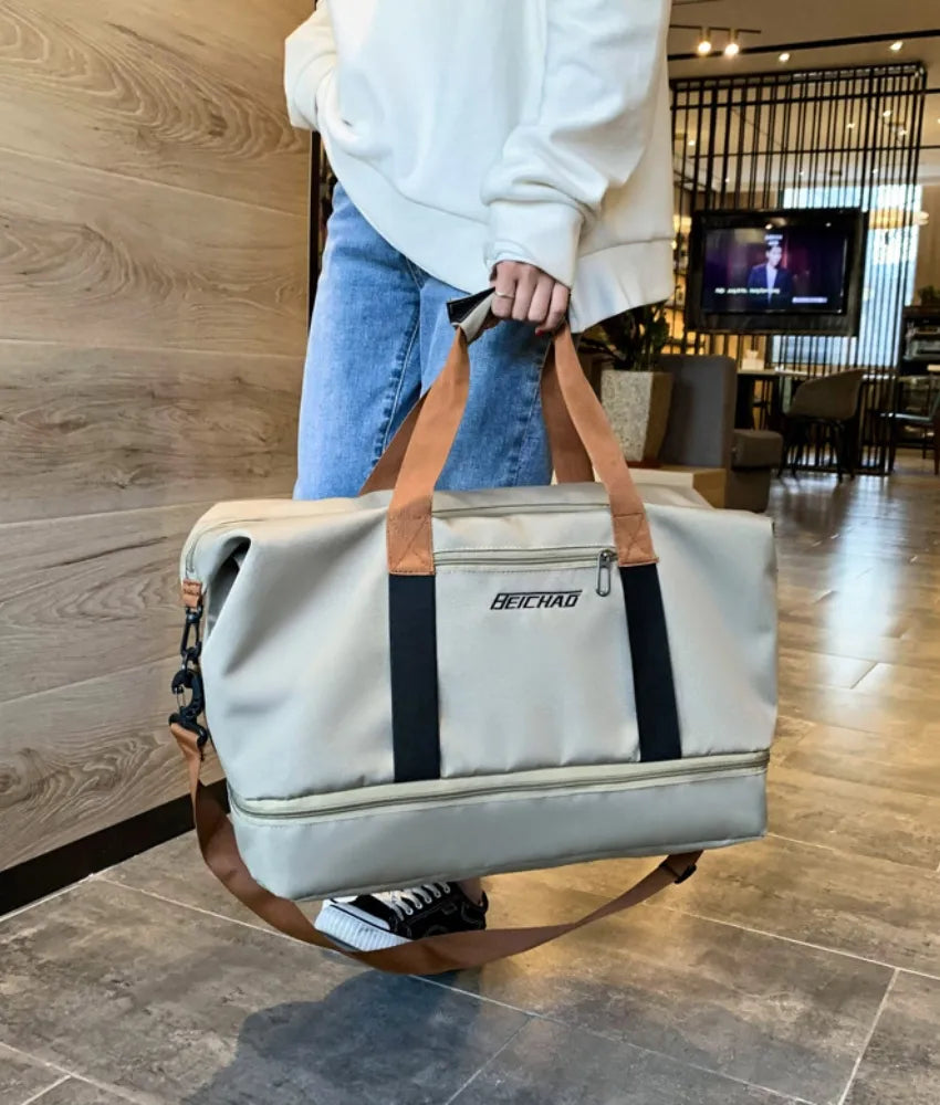 Oxford Cloth Oversize Travel Bag - Fashorio
