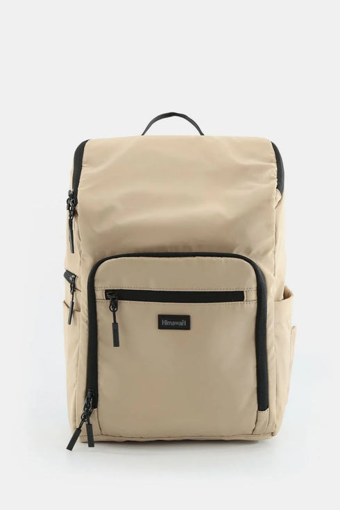 Himawari Nylon Waterproof Backpack Bag Khaki One Size - Fashorio