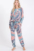 BiBi Tie Dye French Terry Casual Pants - Fashorio
