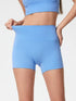 Millennia High Waist Active Shorts Light Blue - Fashorio