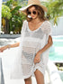 Crochet Knit Beach Cover Up Dress - Fashorio