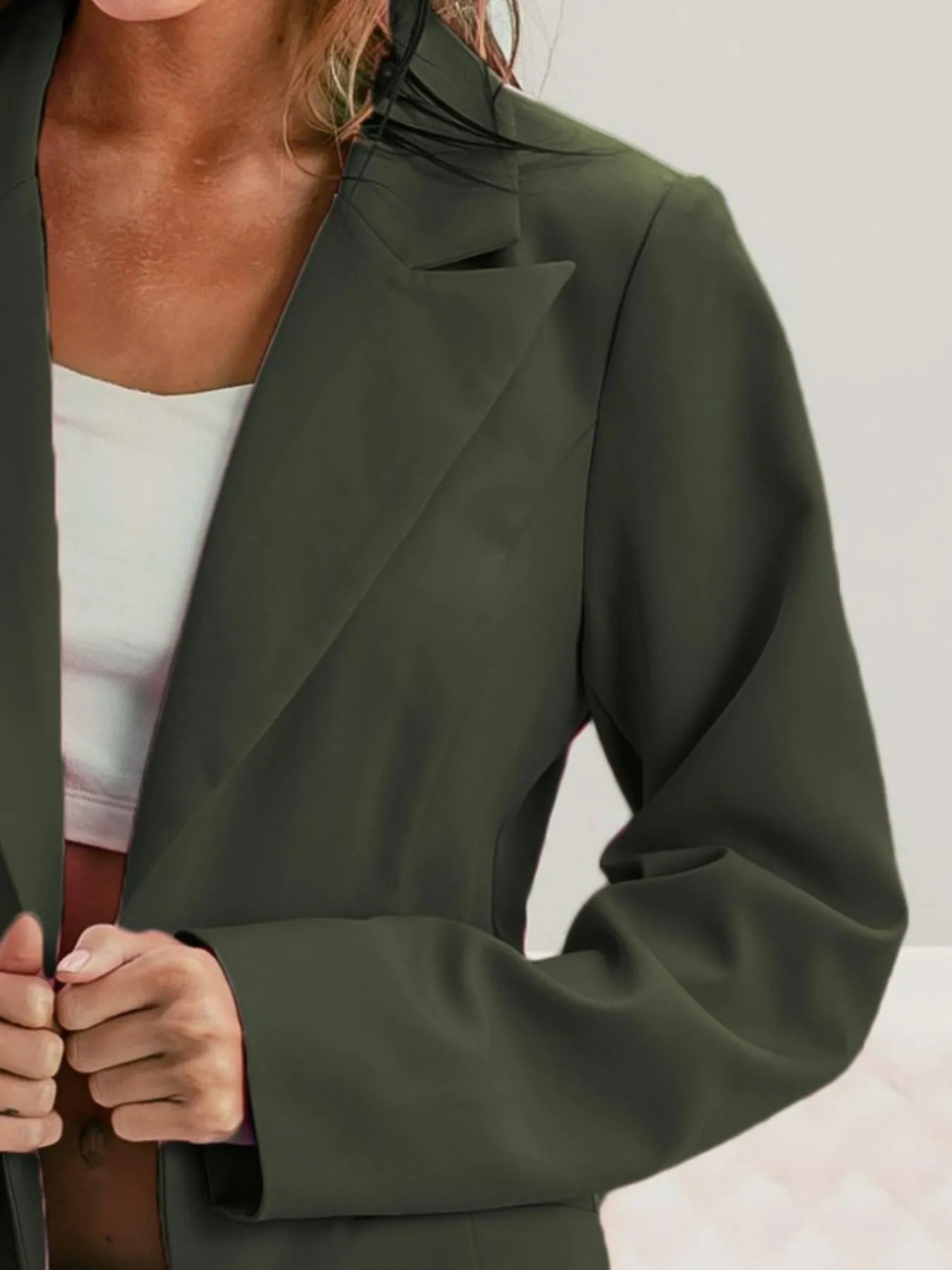 BiBi Single Breasted Peaked Lapel Blazer - Fashorio