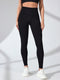 High Waist Active Leggings Black - Fashorio