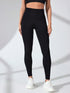 High Waist Active Leggings Black - Fashorio