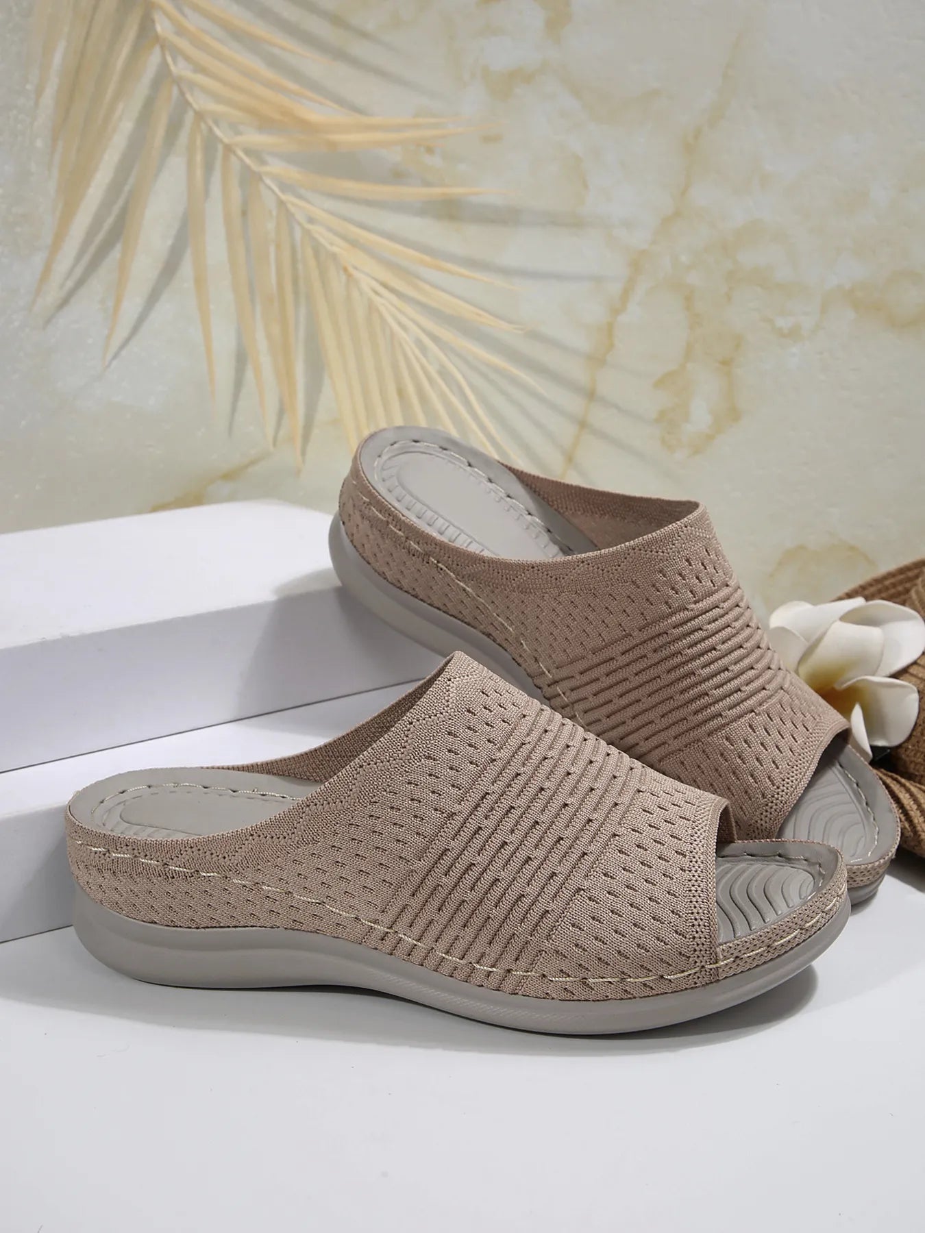 Mesh Open Toe Sandals - Fashorio
