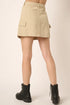 Mittoshop Cargo Mini Skirt with Side Pockets - Fashorio