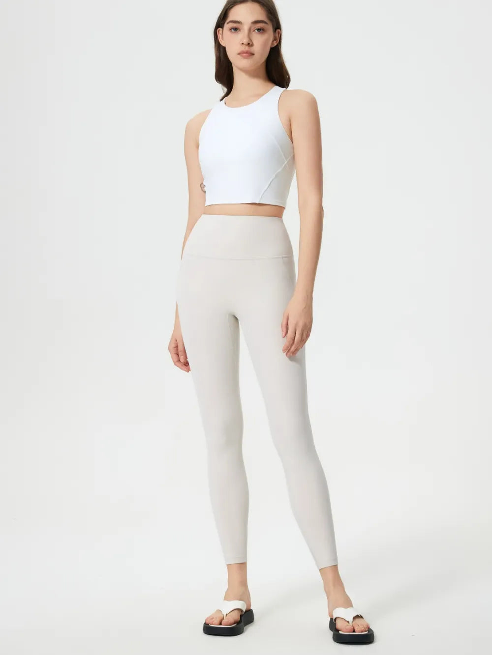 Millennia Wide Waistband Active Leggings - Fashorio