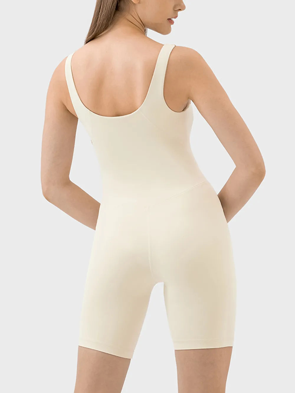 Millennia Wide Strap Active Romper - Fashorio