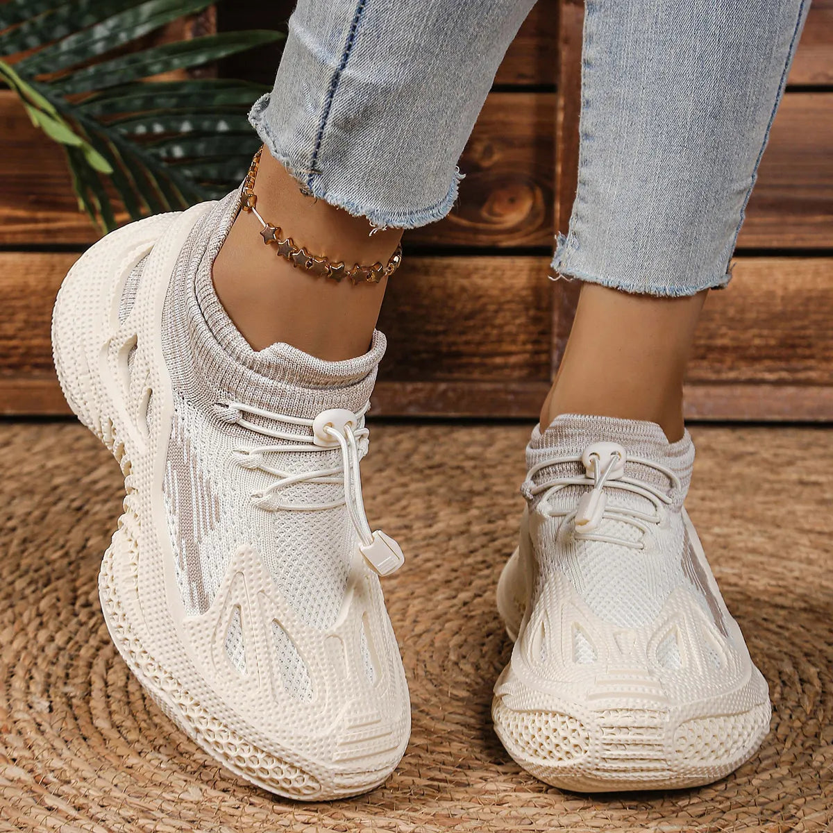 Lace Up Mesh Athletic - Fashorio