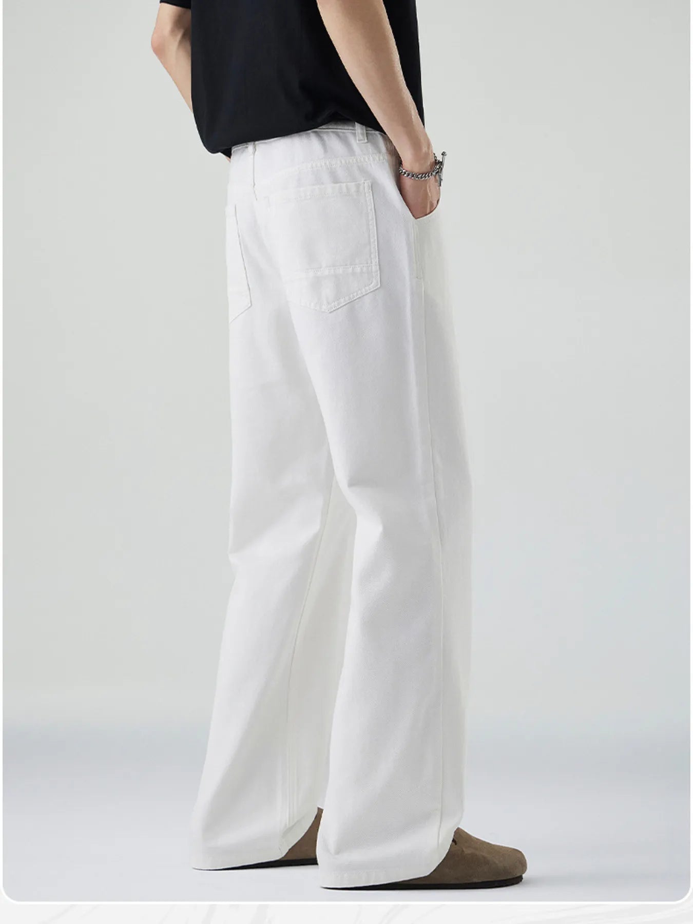 Men's Relaxed Fit Straight Leg Jeans - Fashorio