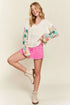ADORA Multicolor Sleeve Knit Top - Fashorio