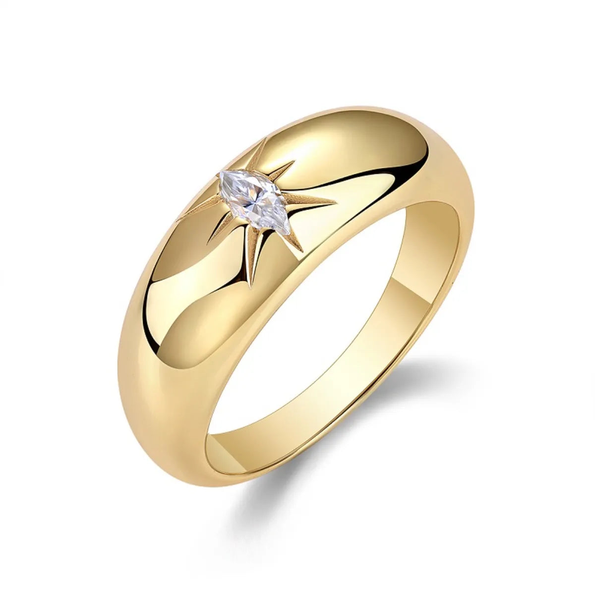 925 Sterling Silver Moissanite Ring - Fashorio