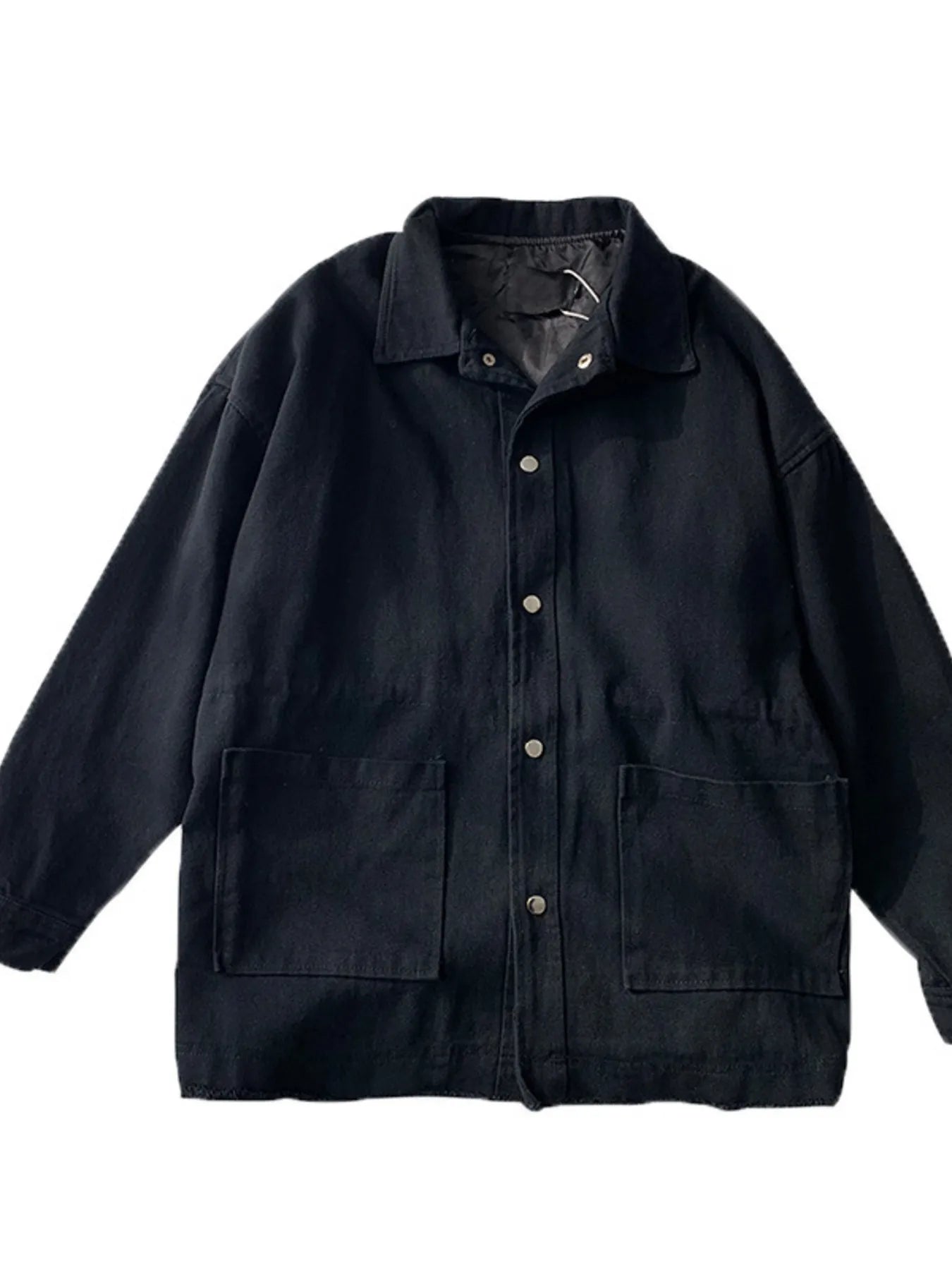 Men's Button Up Long Sleeve Jacket - Fashorio