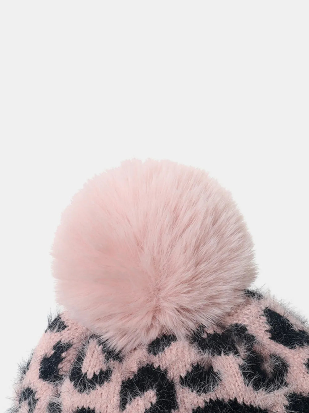 Leopard Hat with Pompom - Fashorio