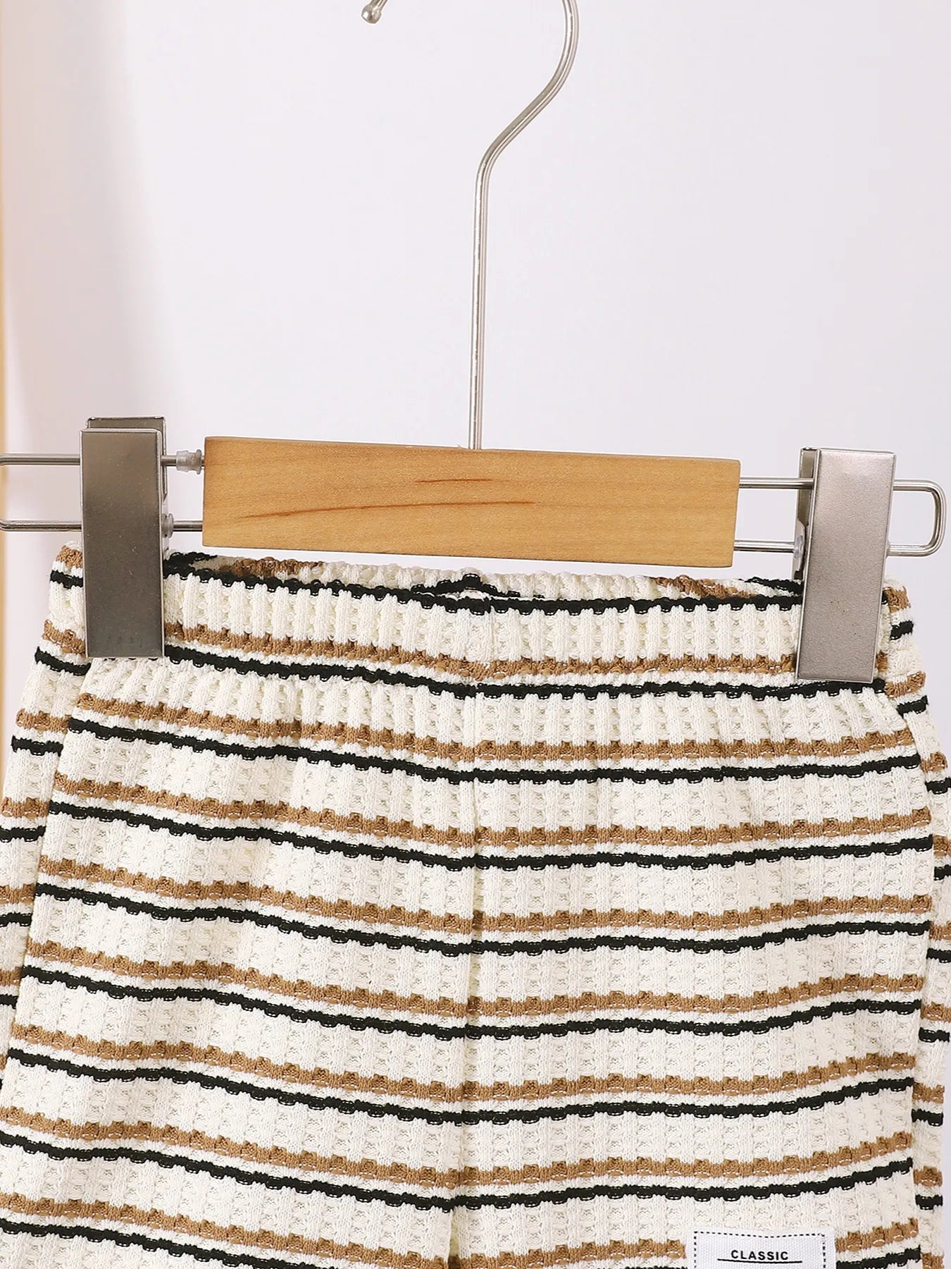 Children's Striped Short Sleeve Polo and Pants Set - Fashorio