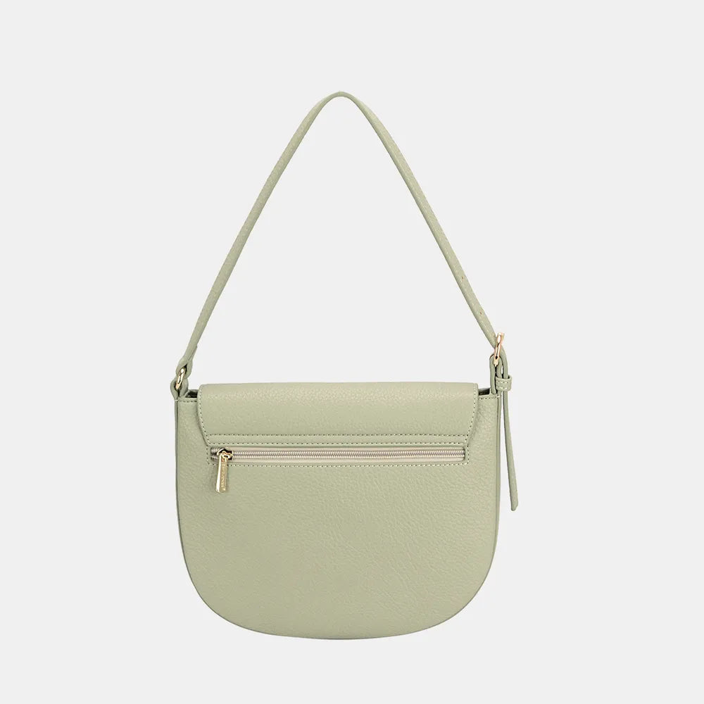 David Jones Metal Buckle Shoulder Bag - Fashorio