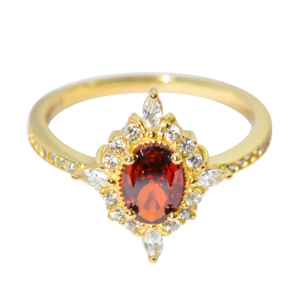 925 Sterling Silver Zircon Ring - Fashorio