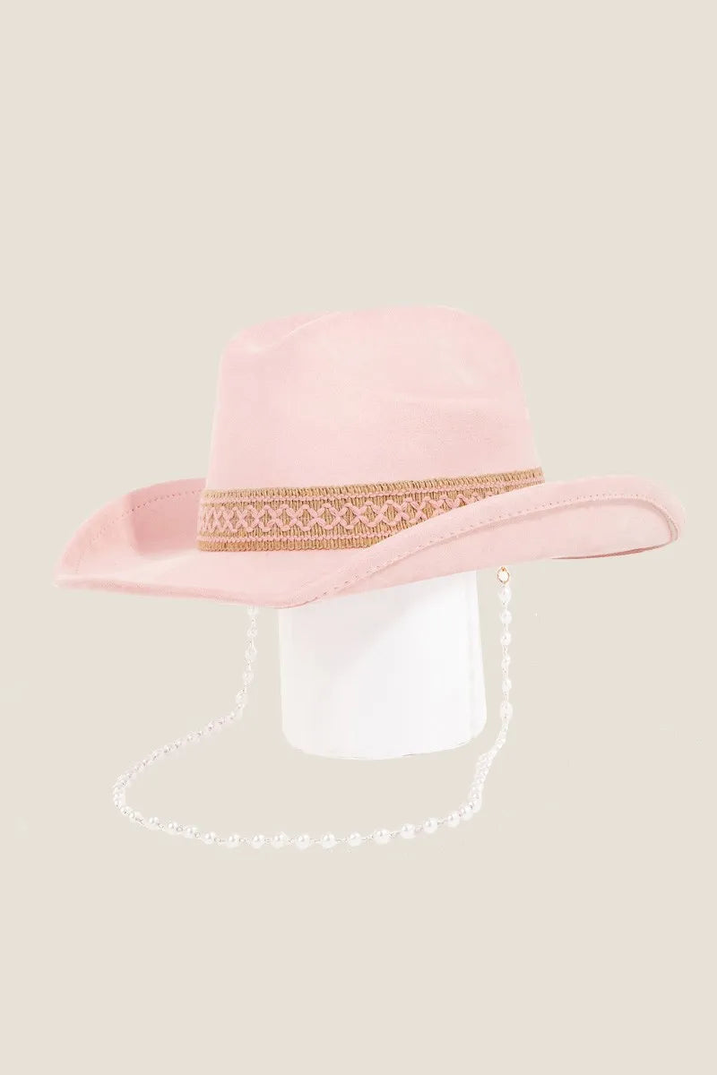 Fame Ornate Band Cowboy Hat Pk One Size - Fashorio