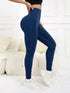 Ruched High Waist Active Leggings - Fashorio