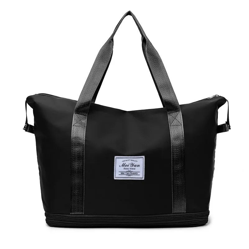 Oxford Cloth Travel Bag Black One Size - Fashorio