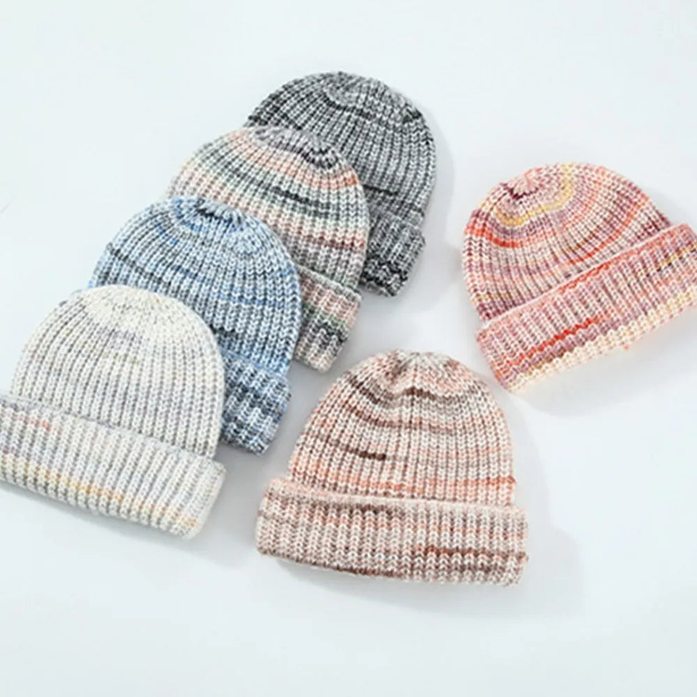 Thermal Contrast Knit Hat - Fashorio