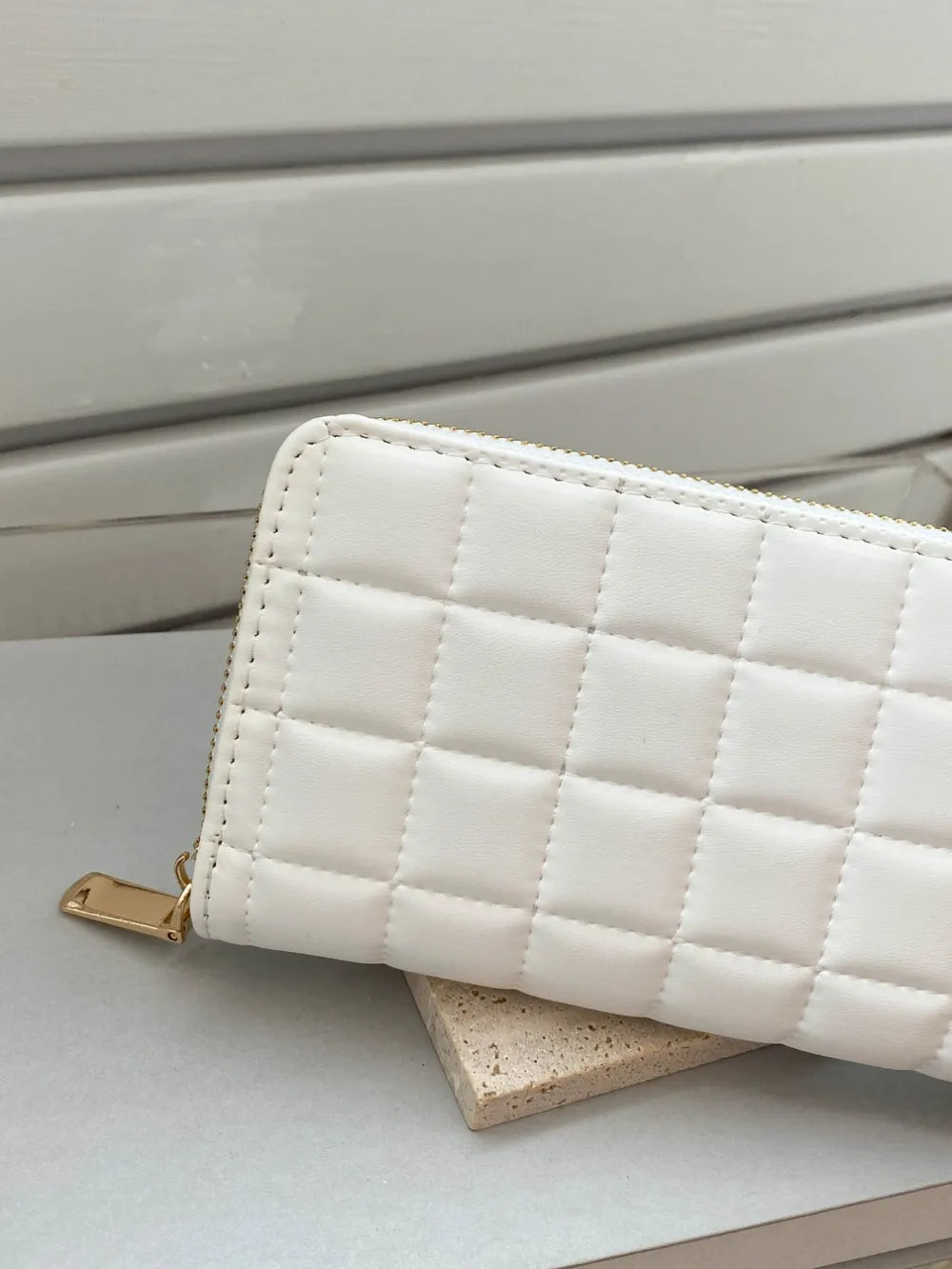 PU Leather Solid Color Wallet - Fashorio